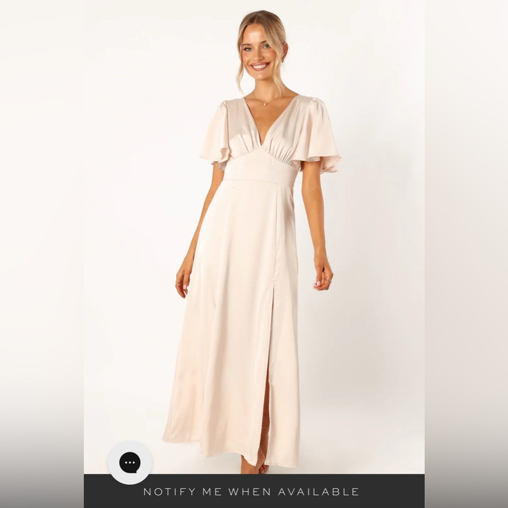 Petal and Pup Cream Casper Maxi Dress